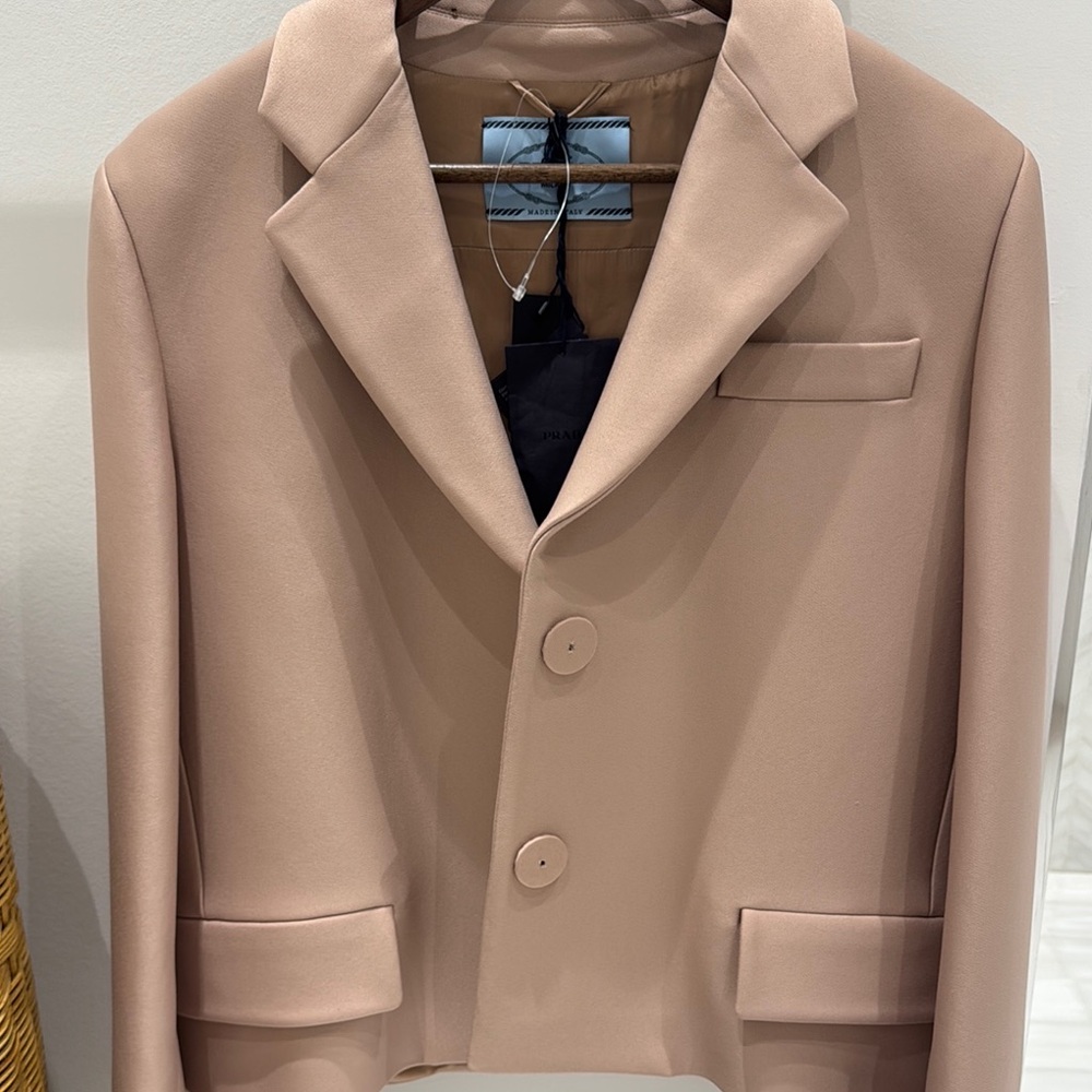 Prada light pink blazer jacket